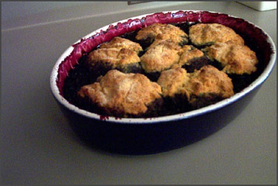 blueberry cobbler